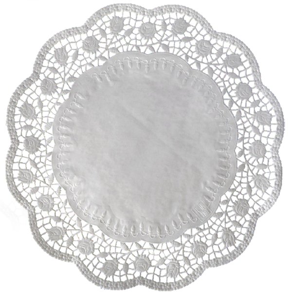 2000 Stk. Tortenspitzen Tortenunterlagen weiß Ø 28 cm
